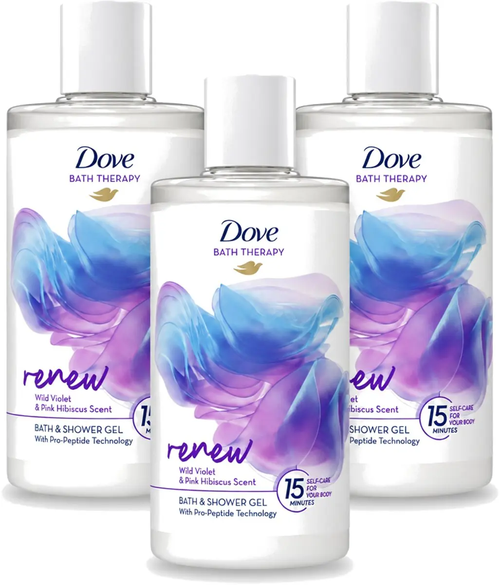 3 x Dove Bath Therapy