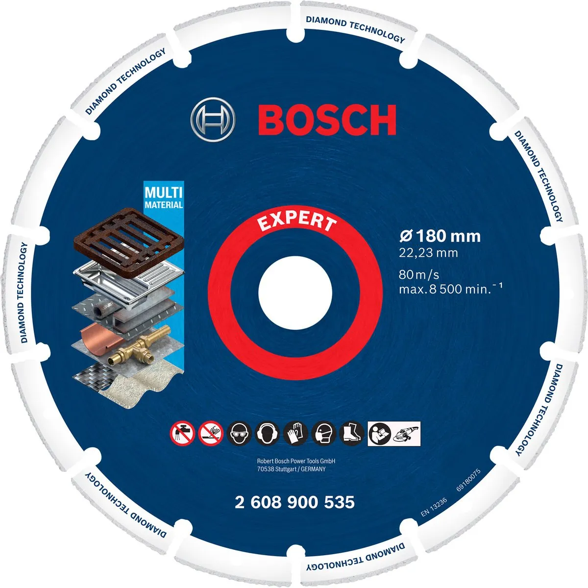 Bosch Professional M14 Diamanten Doorslijpschijf 180mm
