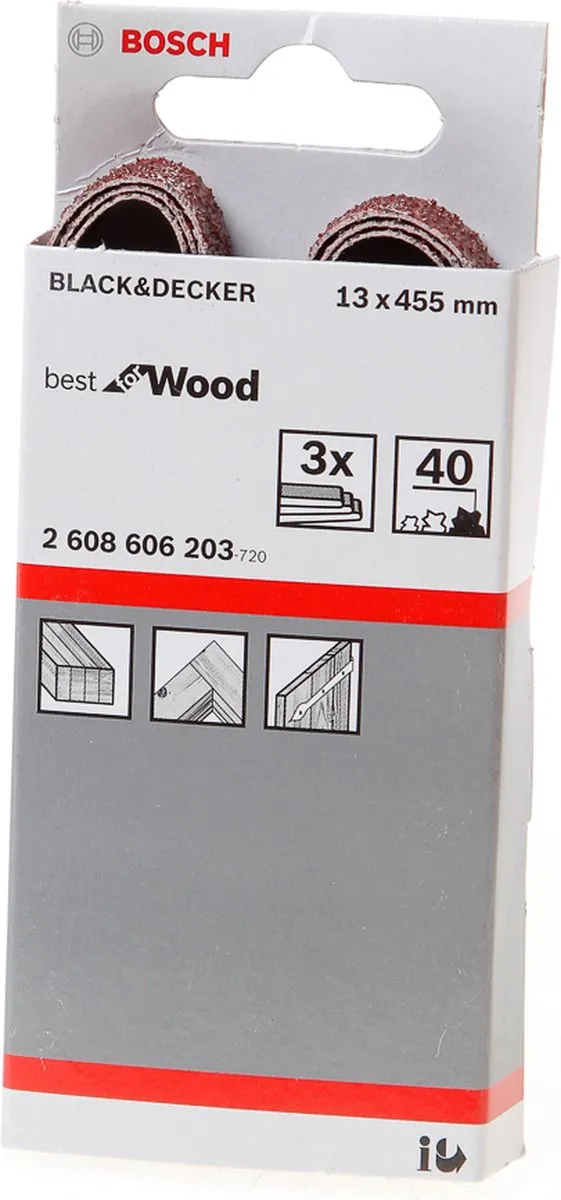 Bosch Professional 3 Banden 13x457 Best Wood+Paint