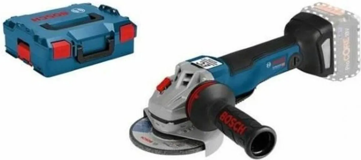 Bosch Professional GWS 18V-10 Haakse Slijper Set - 2x 5,0Ah Accu + Lader - afbeelding 6 van 6