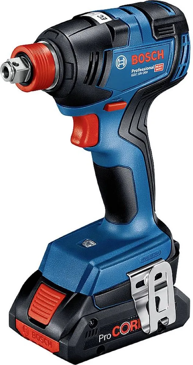 Bosch Professional SR 18V-55 + GDX 18V-200 Accu Schroefboormachine & Slagschroevendraaier - 2x 4.0Ah