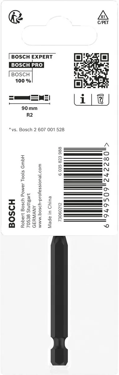 Bosch Professional Robertson Slagbit R2 90mm 2608522554