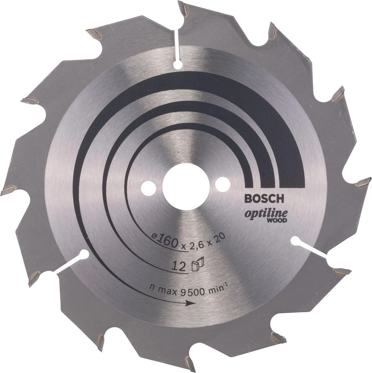 Bosch Professional Cirkelzaagblad Optiline 160x2,6mm