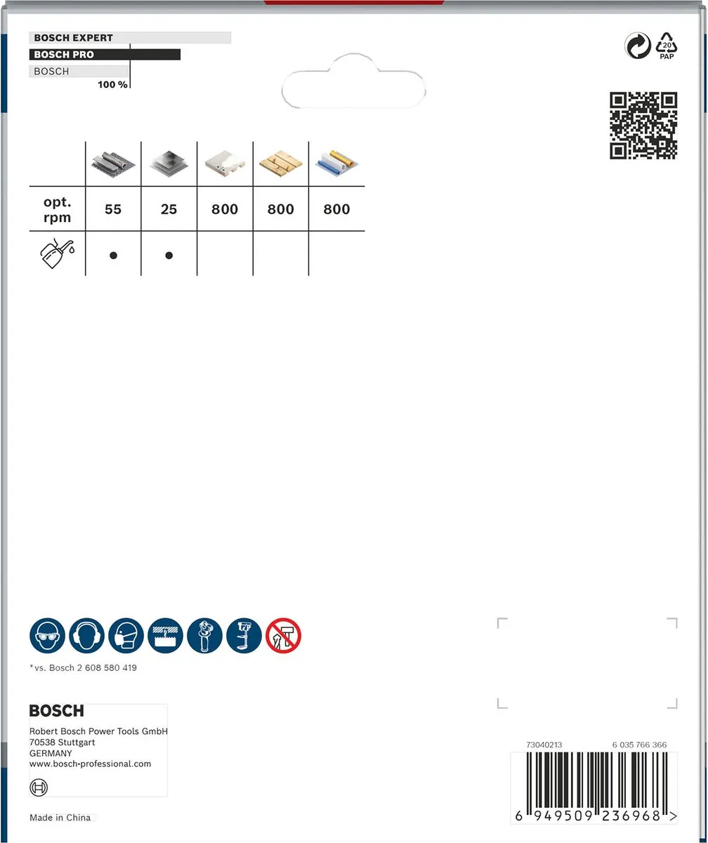 Bosch Professional Multi Materiaal Gatenzaag 152mm - Metaal/Gips