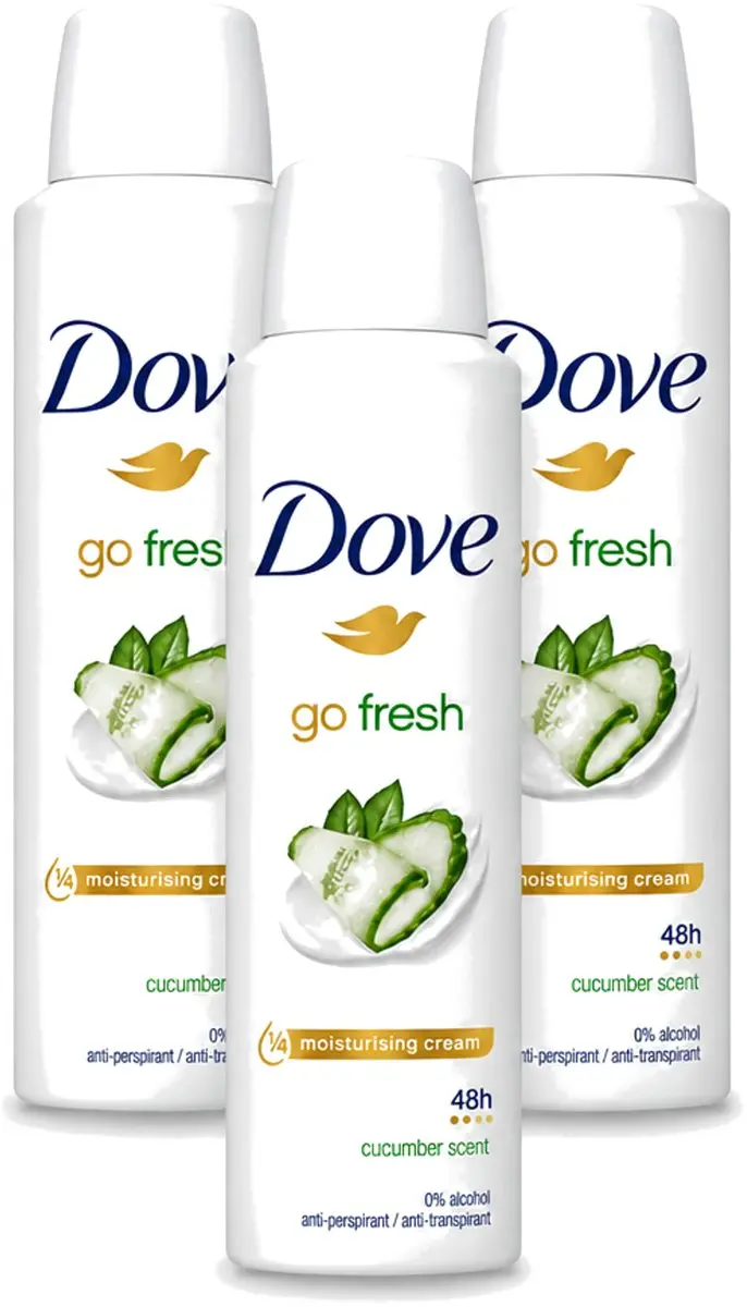 3 x Dove Go Fresh
