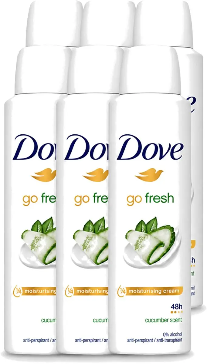 6 x Dove Go Fresh