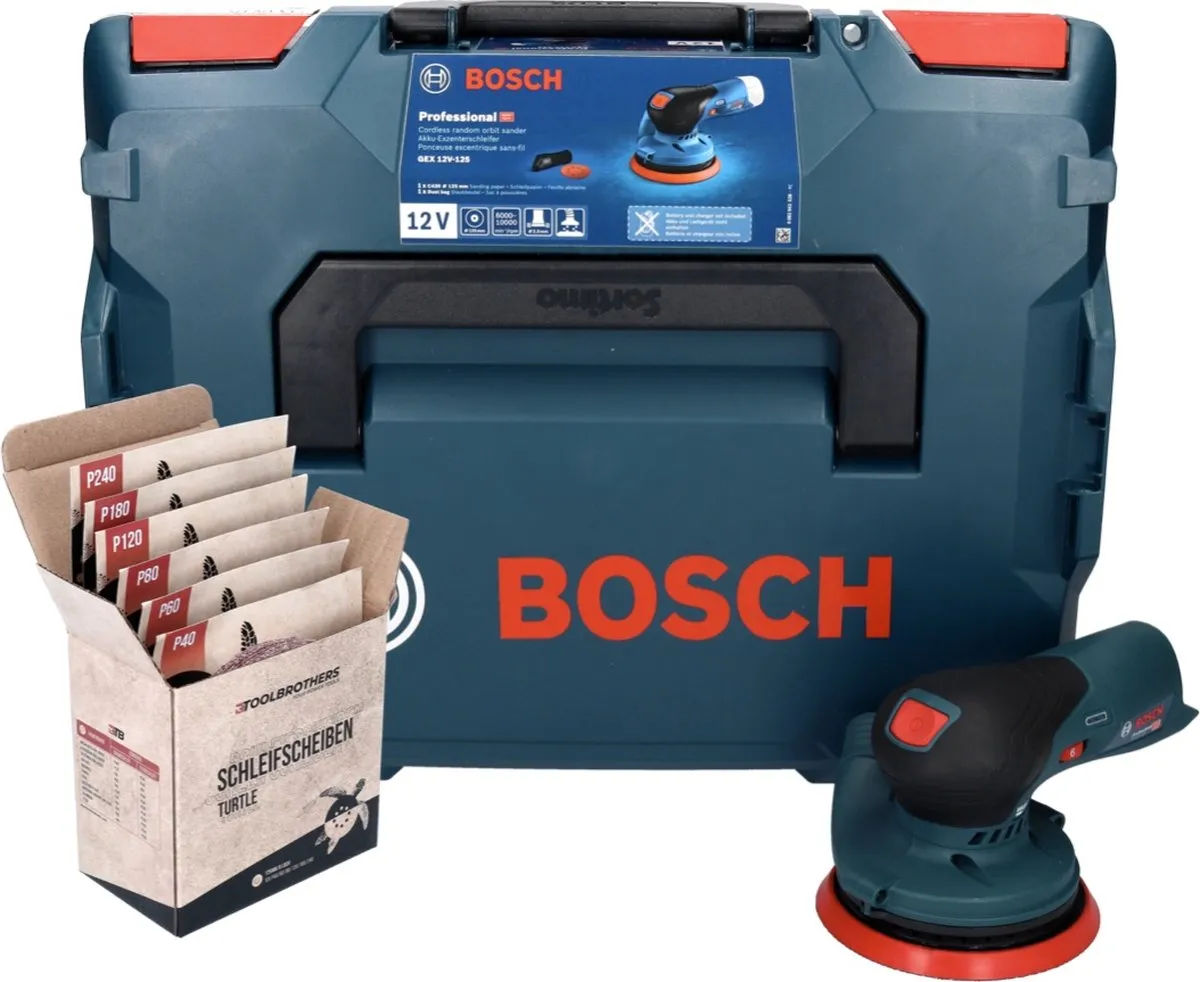 Bosch Professional GEX 12V-125 Excenterschuurmachine 125mm - zonder accu