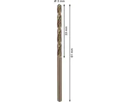 Bosch Professional ST. LINE HSS-CO Boor 3mm - 10 Stuks