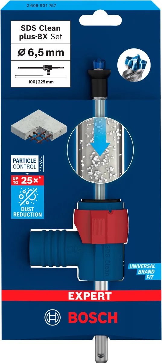 Bosch Professional EXPERT SDS Clean plus-8X Hamerboor Set 6,5mm