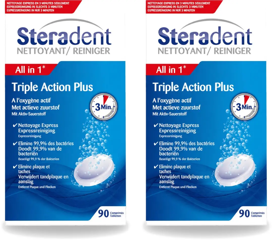 2 x Steradent