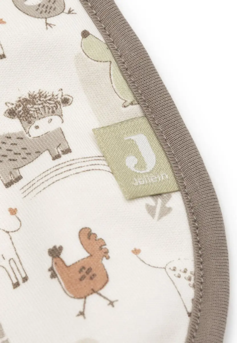 Jollein Slab Jersey Waterproof Barn Buddies - 5 Stuks Multicolor - afbeelding 3 van 6