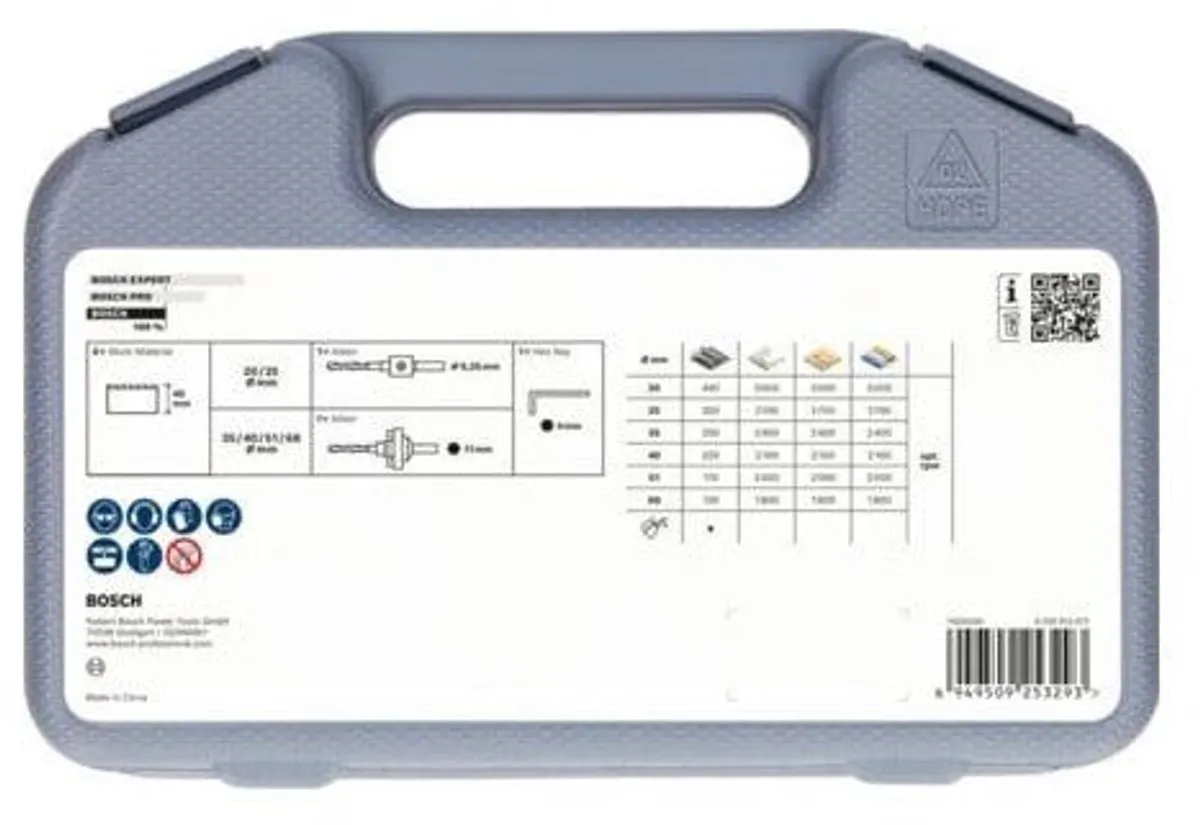 Bosch Professional Gatenzaagset M42 - 20/25/35/40/51/68mm