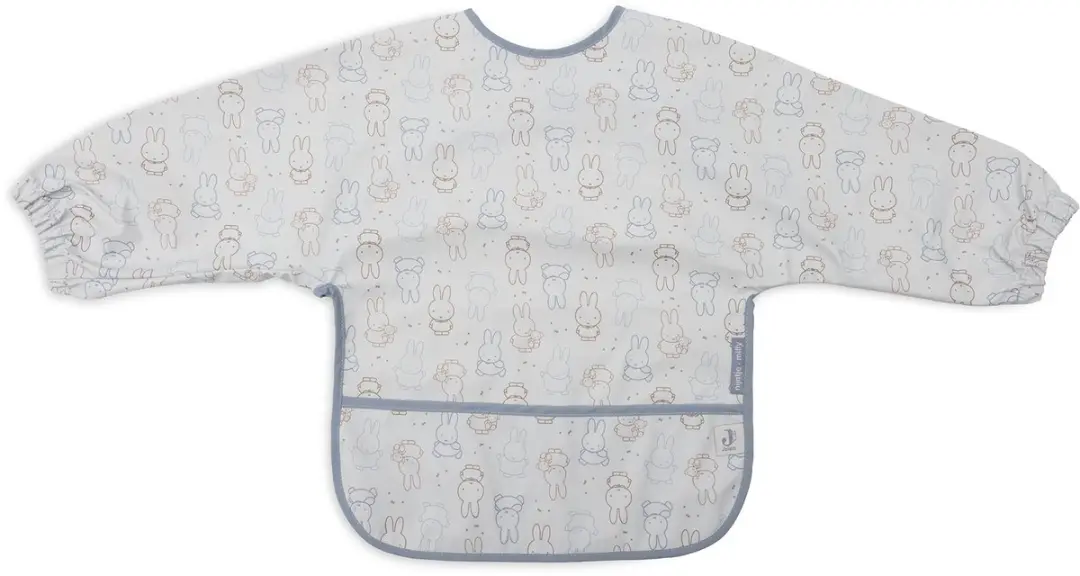 Jollein Slab Waterproof met Mouw Miffy Moments Cloudy Blue