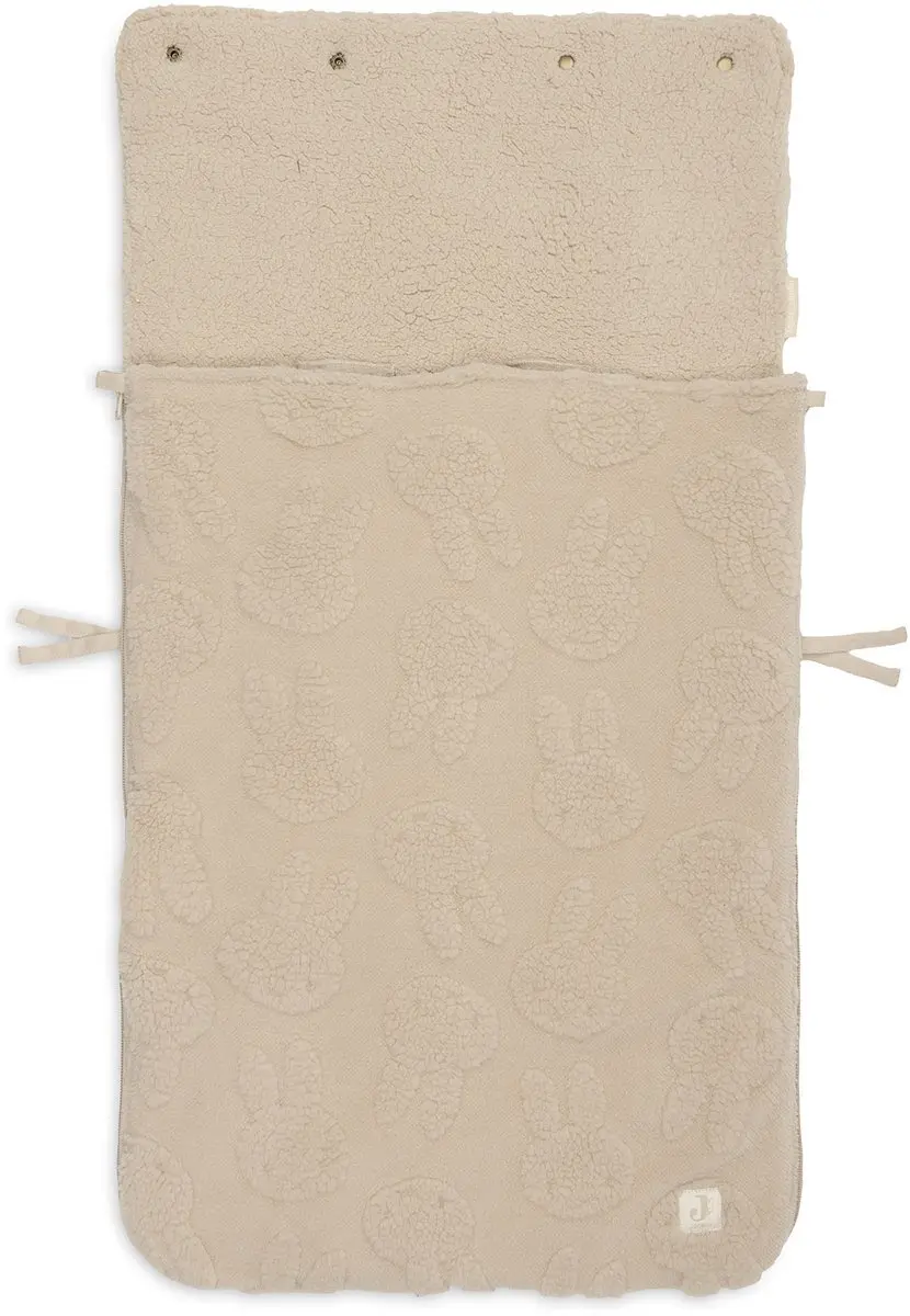 Jollein Voetenzak groep 0+ 3/5 punts gordel Miffy Jacquard Teddy San