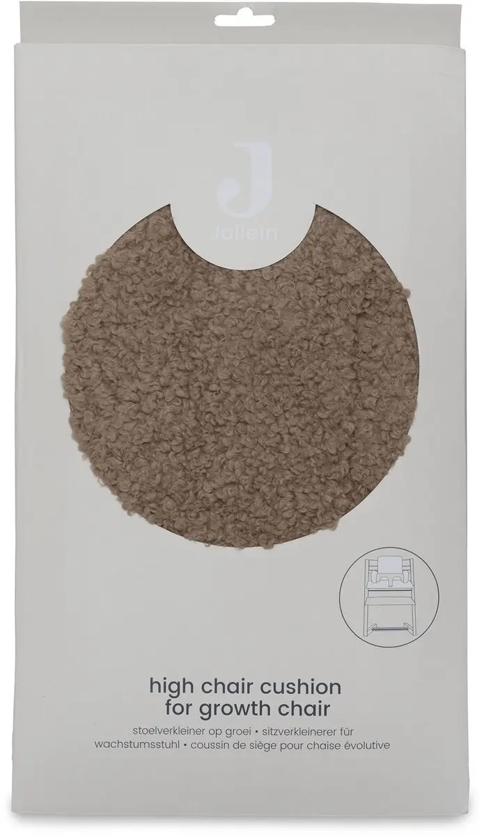 Jollein Stoelverkleiner Curlé Dark Hazel - Bruin