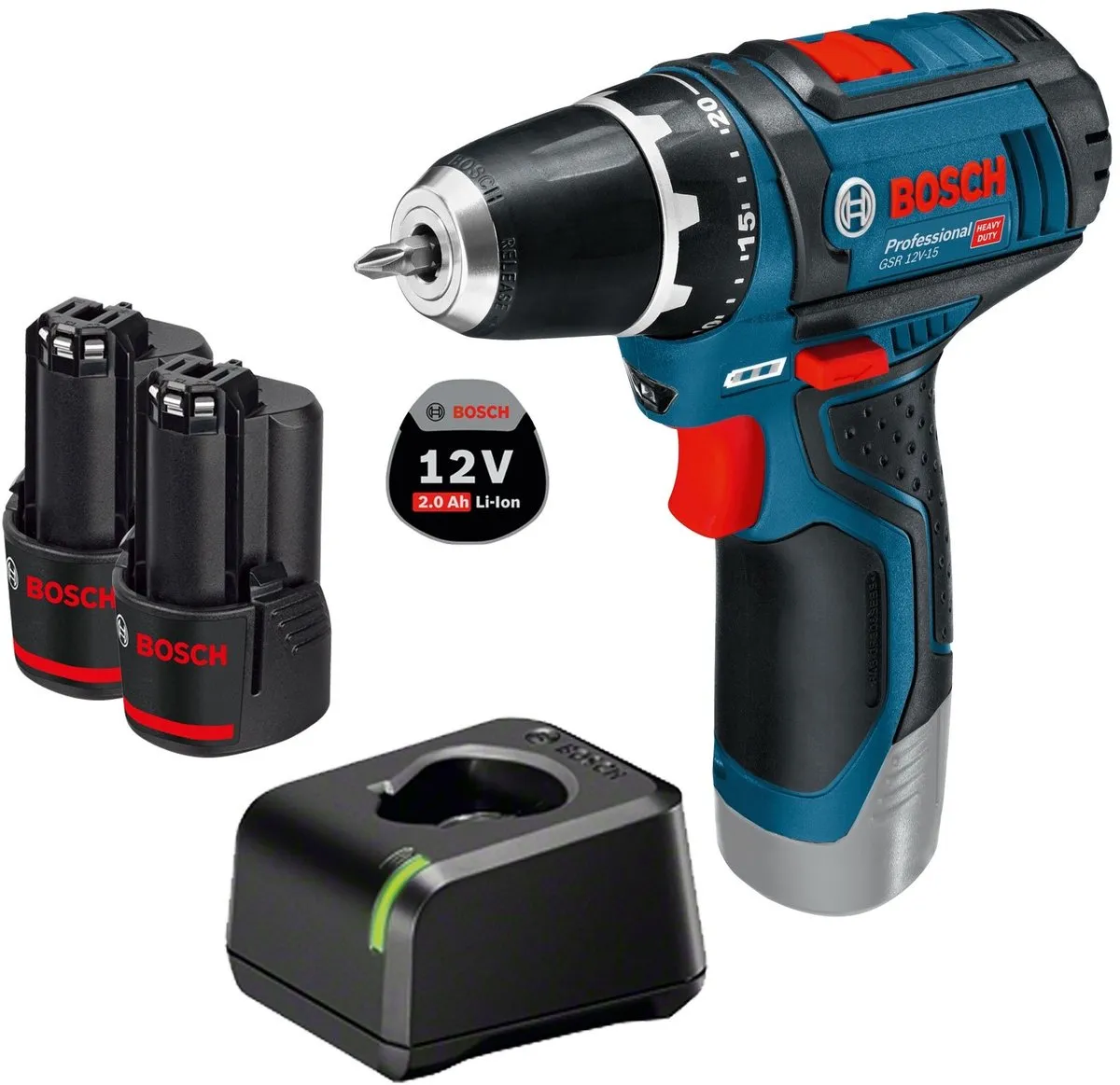 Bosch Professional GSR 12V-15 Accuschroefboormachine