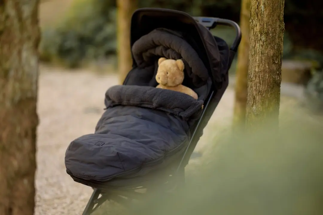 Jollein Embossed Voetenzak - Nearly Black - Autostoel/Kinderwagen - afbeelding 5 van 6