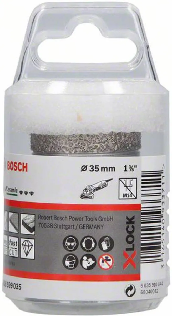 Bosch Professional X-LOCK Diamantdroogboor 35mm - Metaal