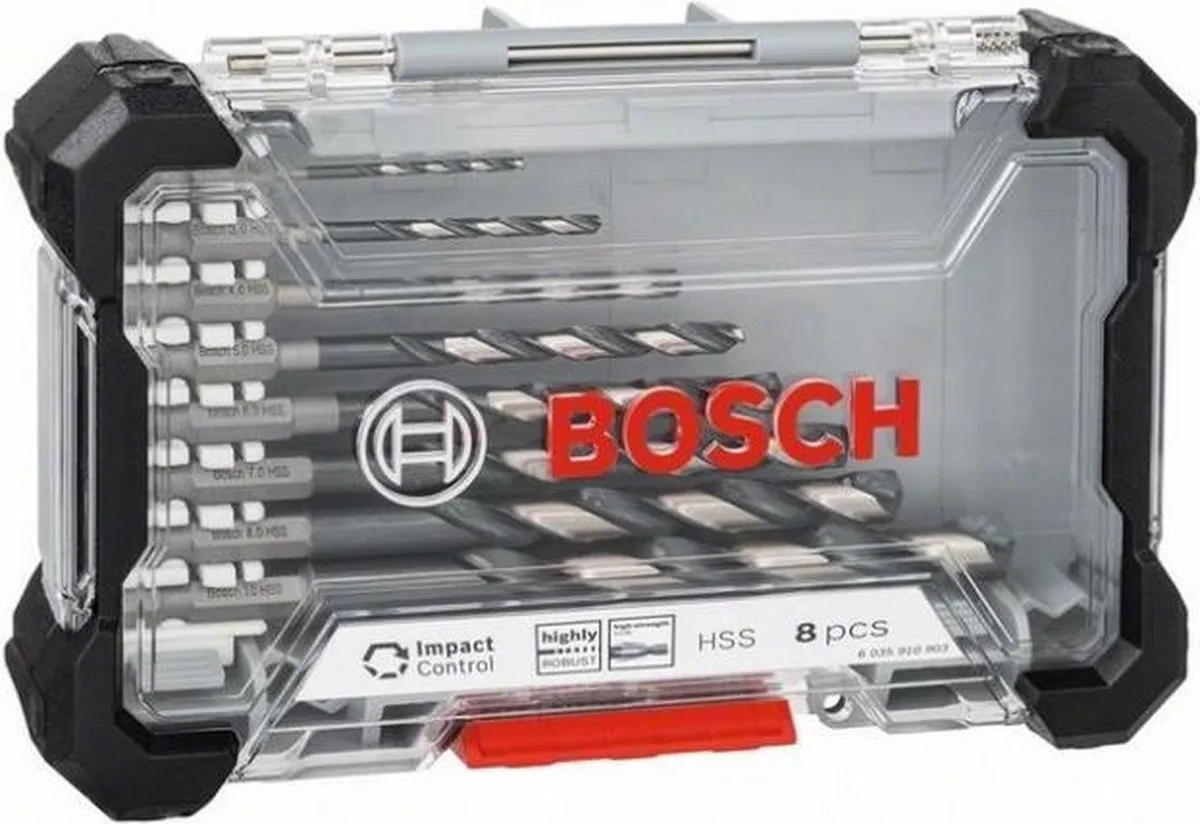 Bosch Professional Impact Control HSS 8-d Set - Metaal - 2-10mm - afbeelding 6 van 6