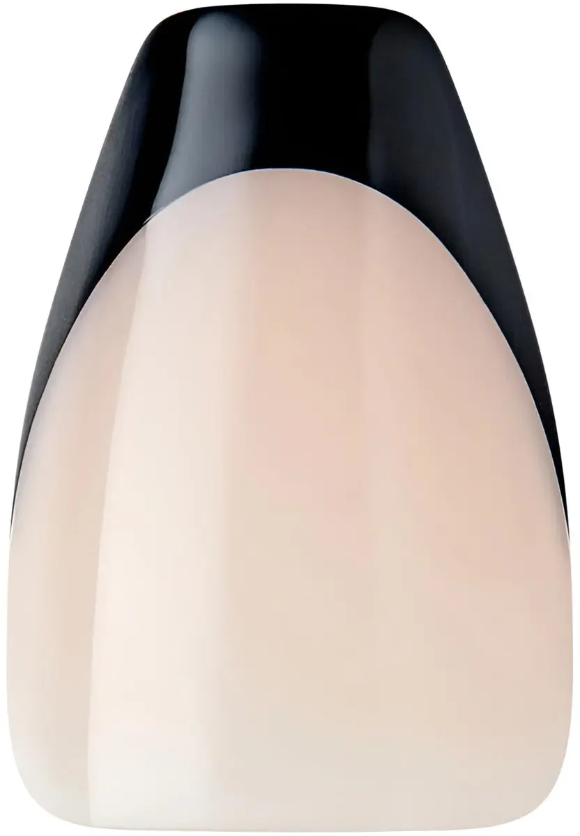 Kiss Salon Acrylic Tips Zwart French - 28 Stuks - afbeelding 4 van 6
