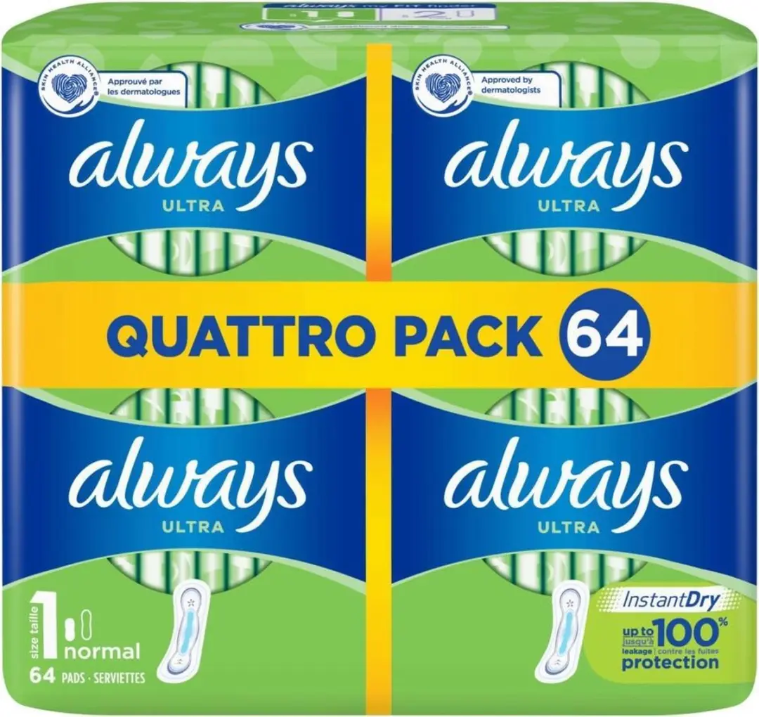 Always Maandverband Ultra Normal 64 stuks