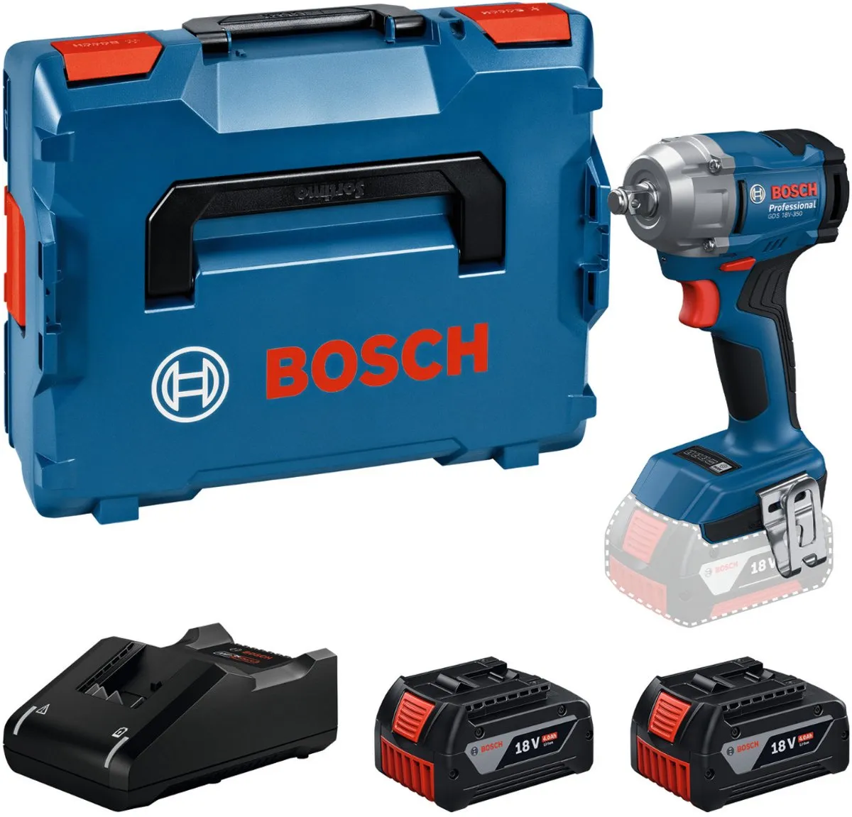 Bosch Professional GDS 18V-350 Slagmoersleutel 350Nm