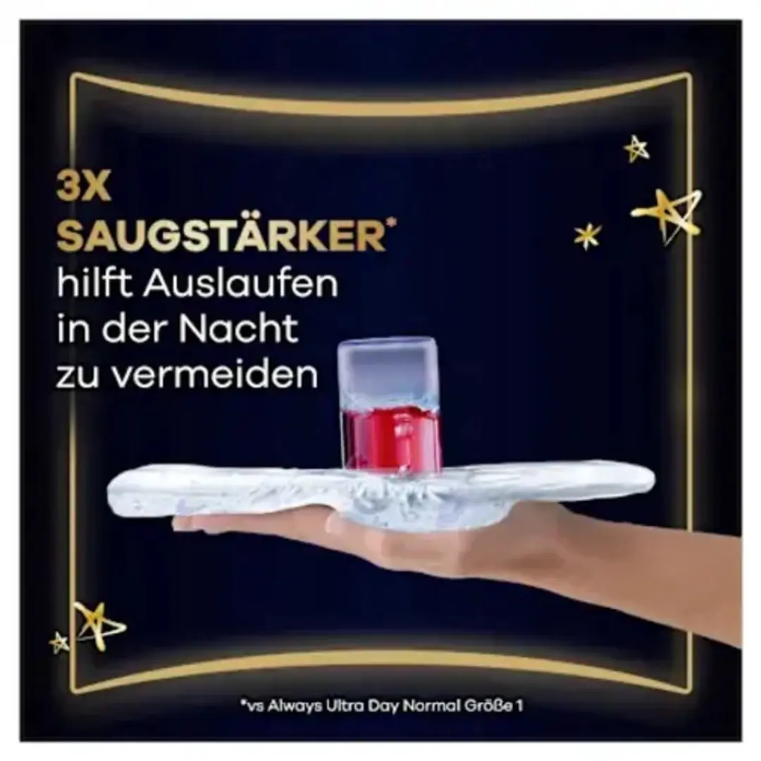 Always Ultimate Night Maandverband Maat 6 - 12 Stuks - afbeelding 3 van 6