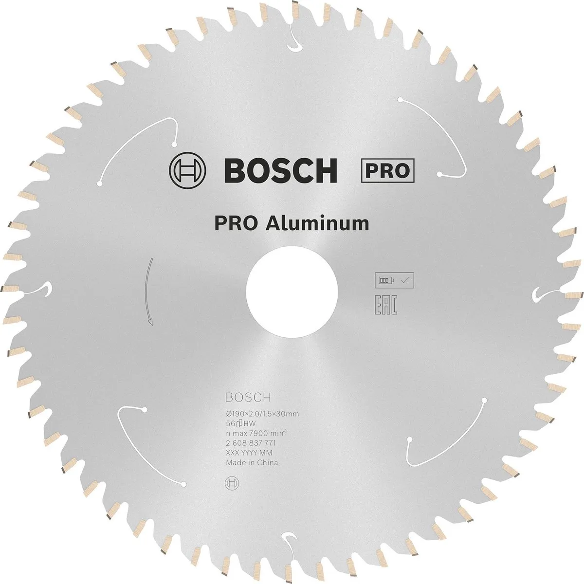 Bosch Professional Accuzaagblad 190mm 56 Tanden