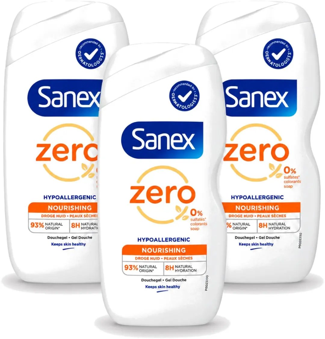 3 x Sanex Zero%