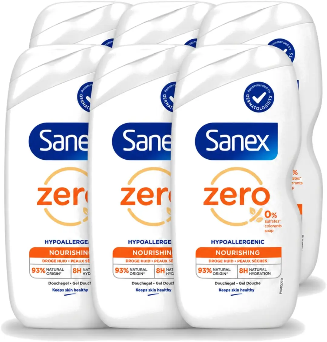 6 x Sanex Zero%
