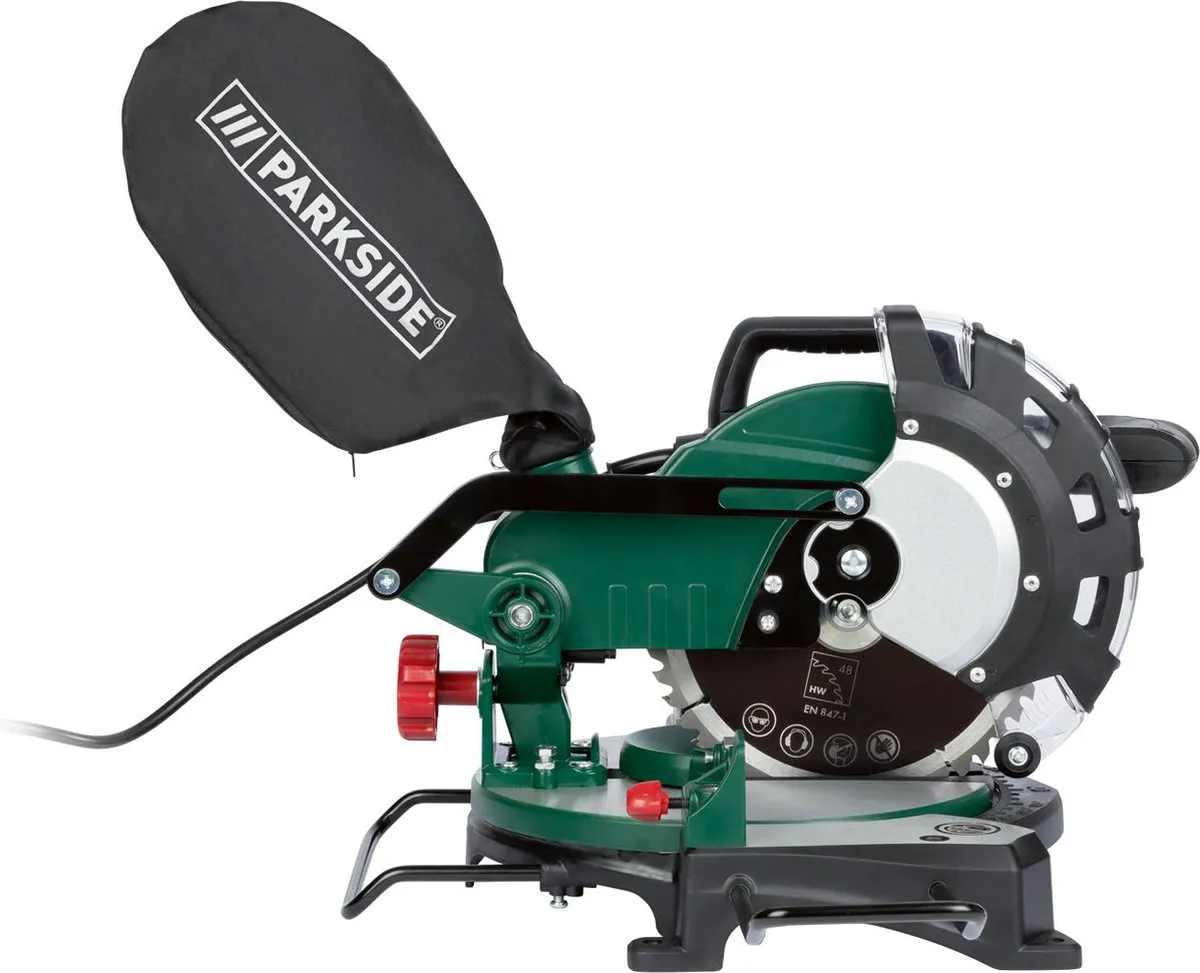 Parkside Afkortzaag 1500W 210mm - afbeelding 4 van 6