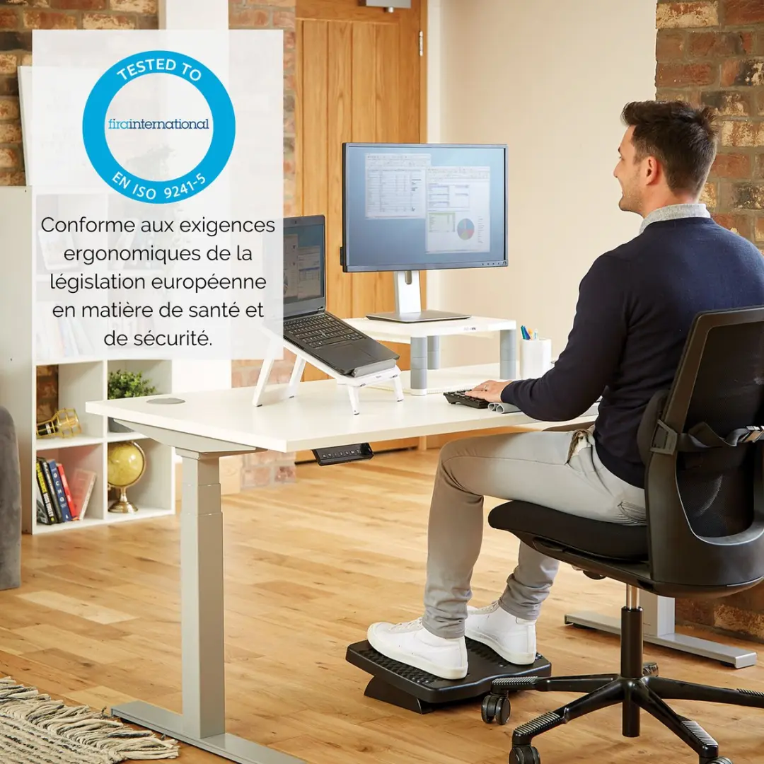 Fellowes Premium Monitorstandaard 90022000 - 50 Inch - Transparant - afbeelding 6 van 6