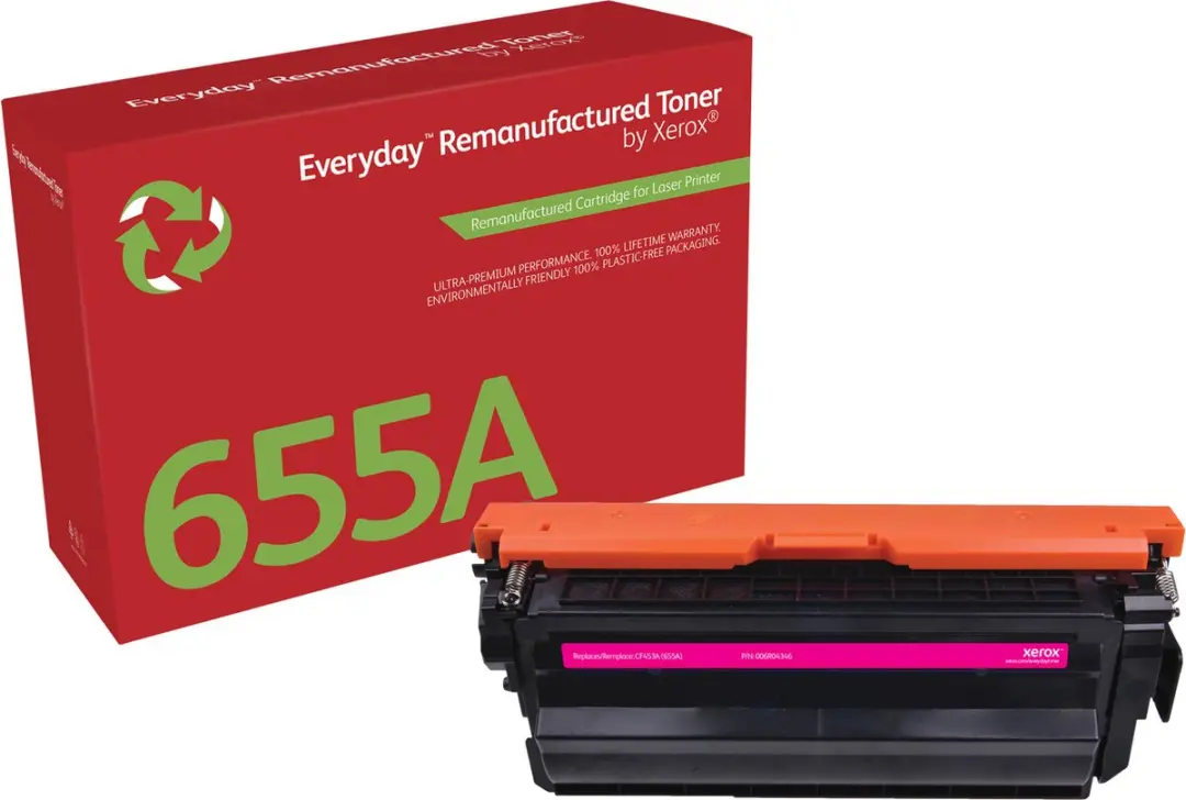Everyday™ Magenta Remanufactured Toner van Xerox compatible met HP 655A (CF453