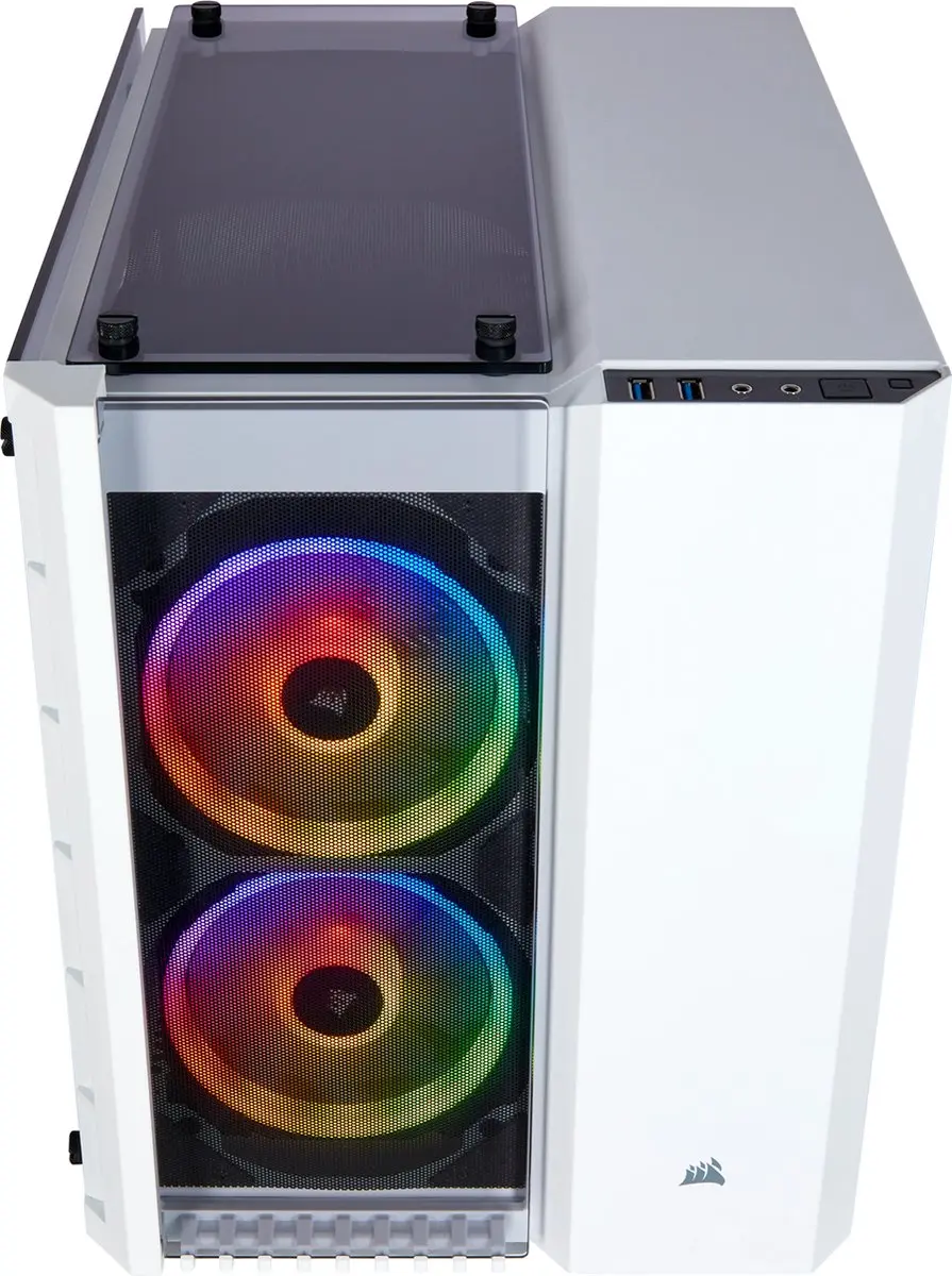 Corsair Crystal 280X Wit - ATX Mid Tower - 2 Ventilatoren