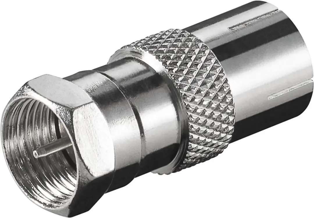 Goobay F-adapter F-stekker naar Coax-contrastekker