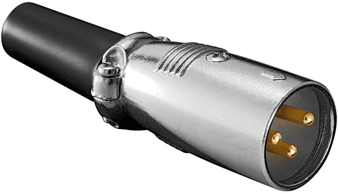 Goobay Microfoonconnector 3 Pin - Vergulde contacten