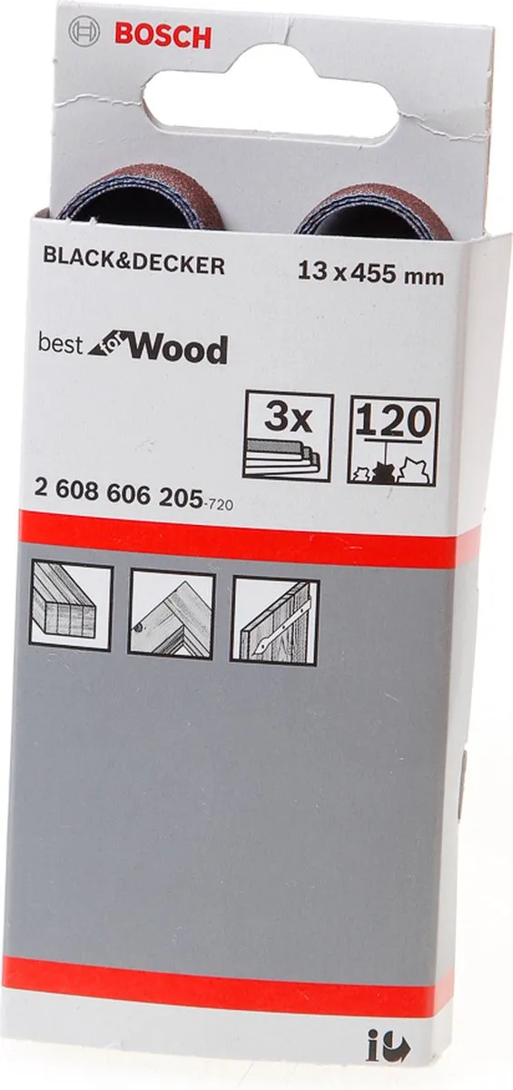 Bosch Professional 3 Banden 13x457 Best Wood+Paint