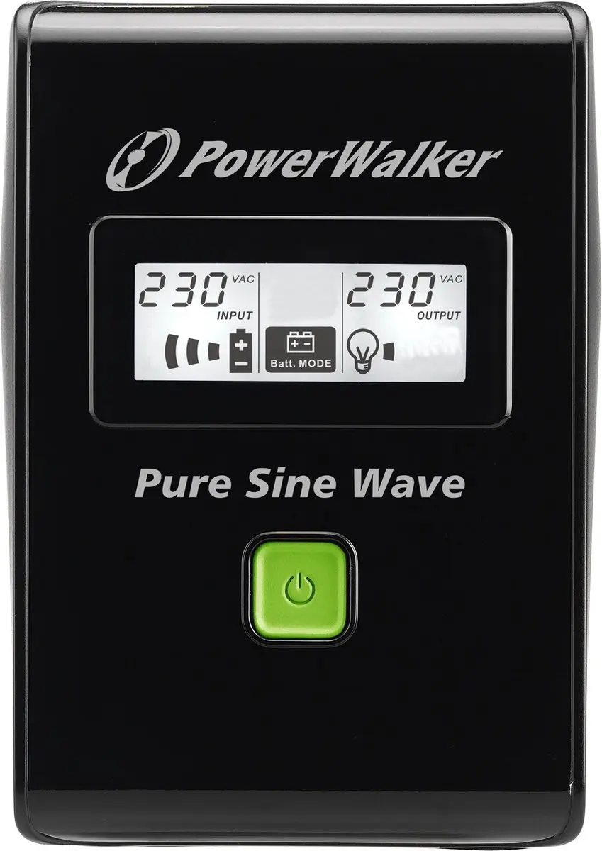 PowerWalker VI 600 SW Line-interactive 0,6 kVA 360 W 2 AC-uitgang(en)