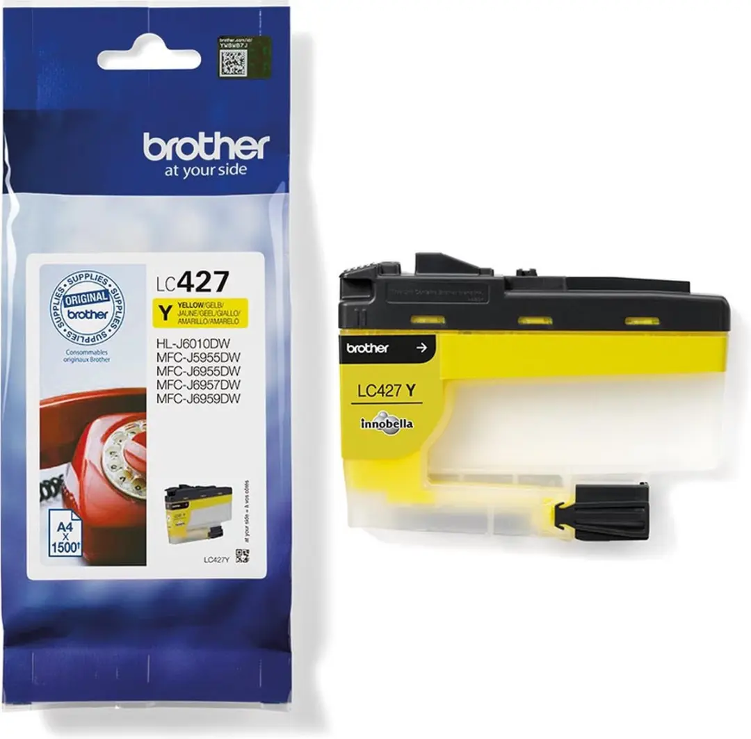 Inktcartridge brother lc-427y geel