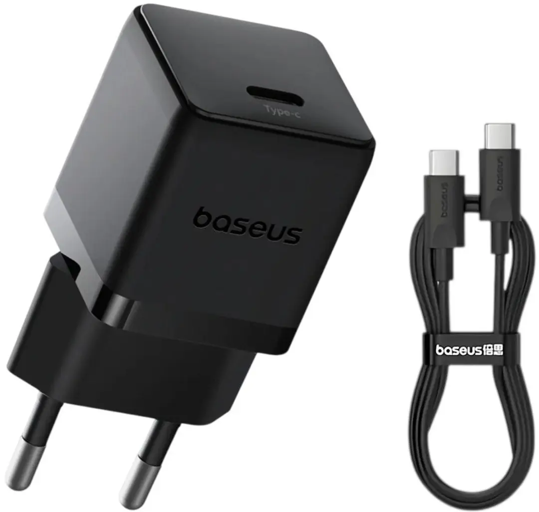 Baseus USB-C PD 3.0 Oplader 30W - Transparent
