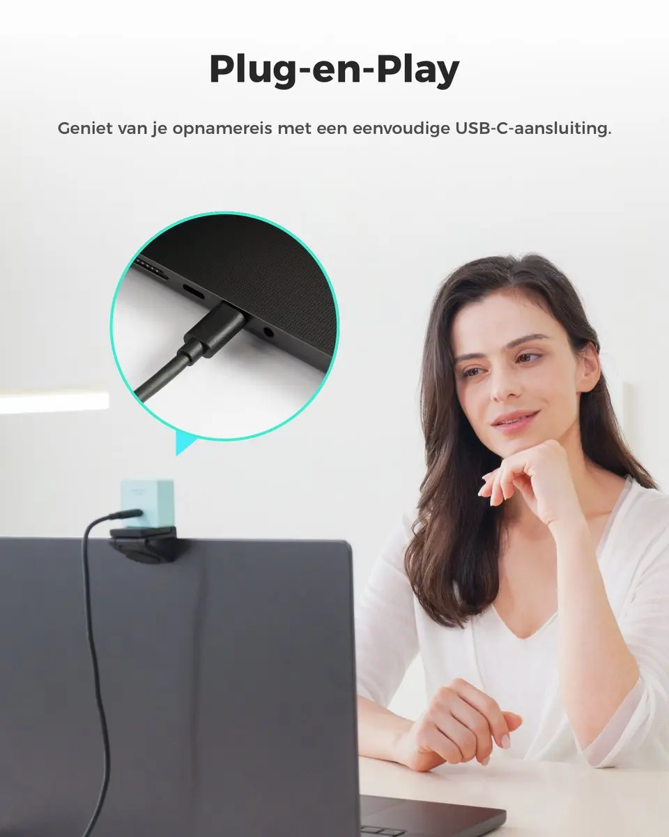 OBSBOT Meet SE P.B.1.00029 Webcam - 1080P 100FPS - Aurora Green - afbeelding 6 van 6
