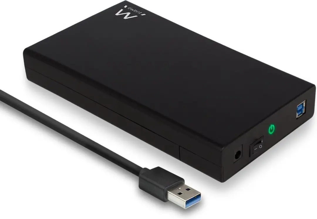 Ewent EW7056 3.5 inch HDD Behuizing - USB 3.0 - Schroefloos - afbeelding 2 van 6