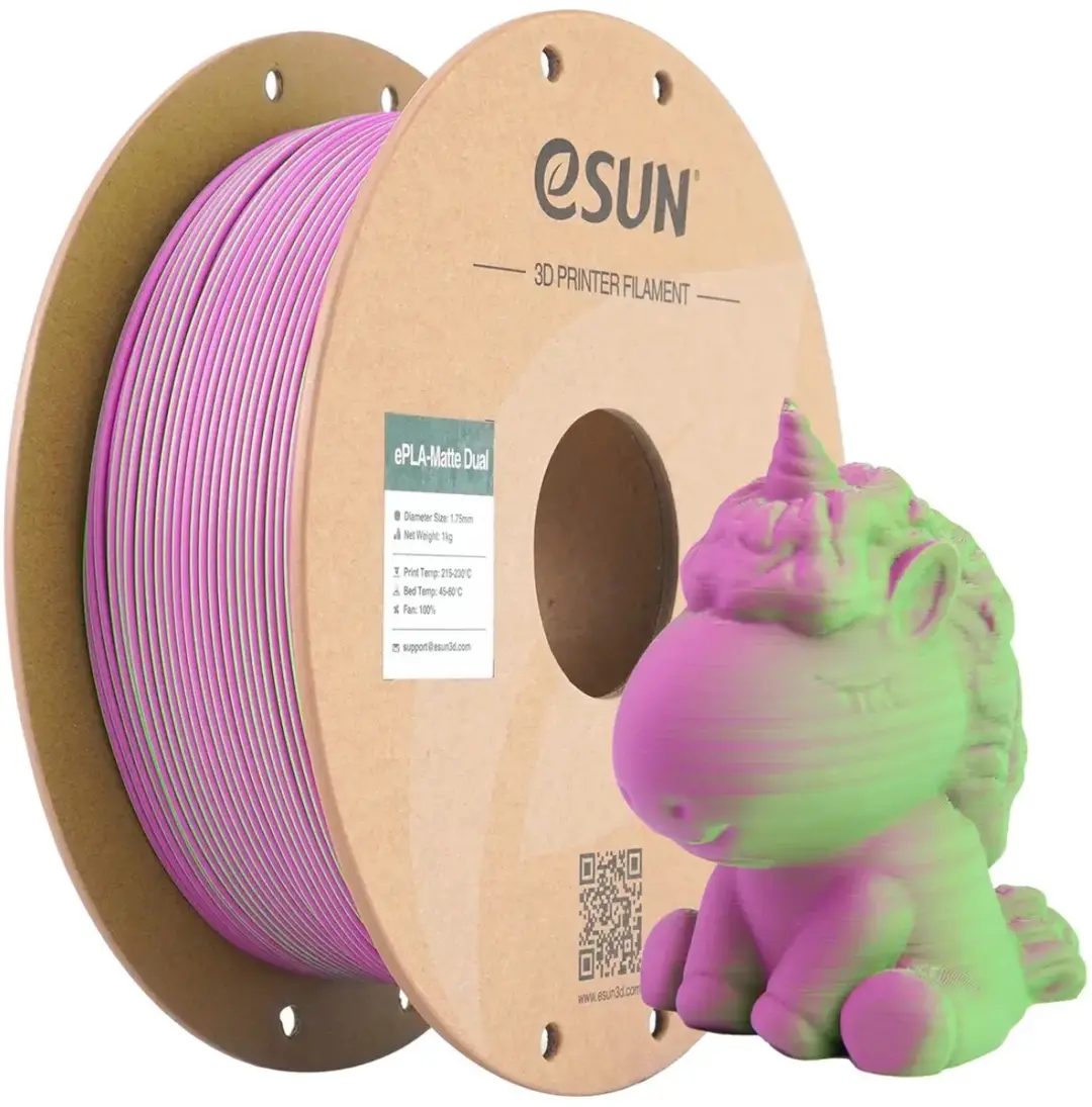 eSUN ePLA-Matte Dual PLA Filament 1.75mm 1KG