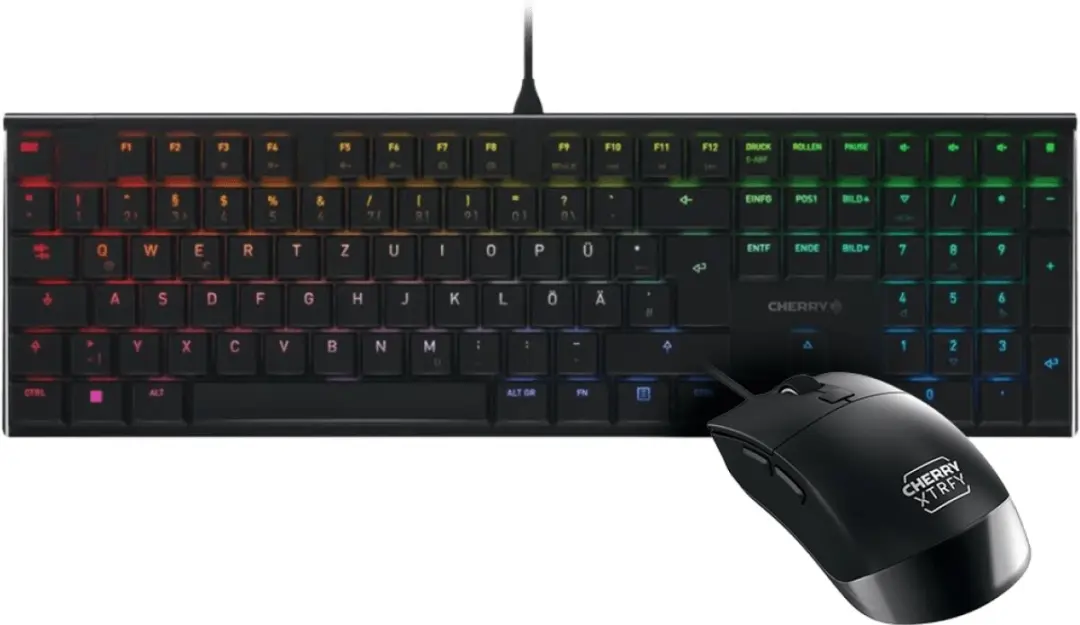 CHERRY XTRFY Gaming Combo Cherry MX 10.0N MX Speed Qwerty US + M50 Gaming Muis