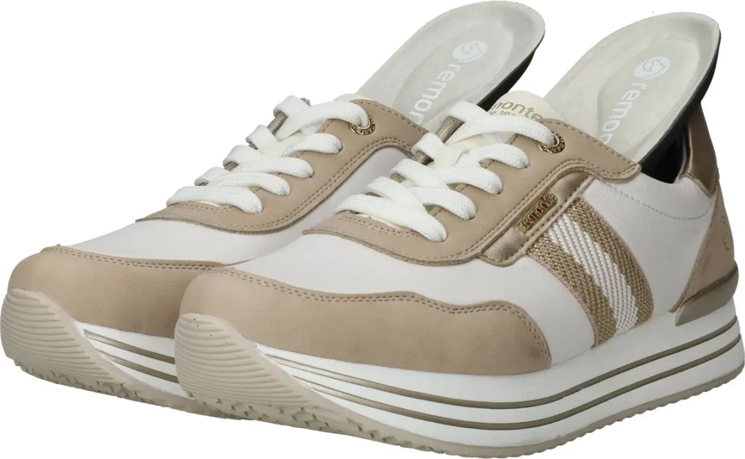 Remonte Dames Sneakers Beige - Maat 43 - afbeelding 6 van 6