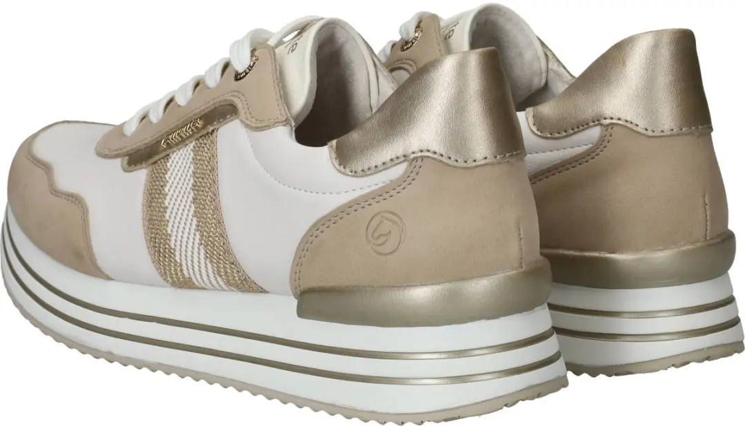 Remonte Dames Sneakers Beige - Maat 43 - afbeelding 5 van 6