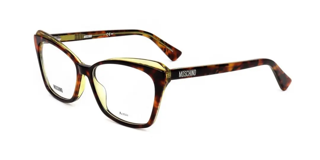 Moschino MOS569 Havana yellow 53/15/140 WOMAN Brilmonturen