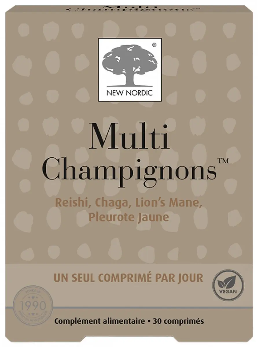 New Nordic Multi Champignons 30 Comprimés