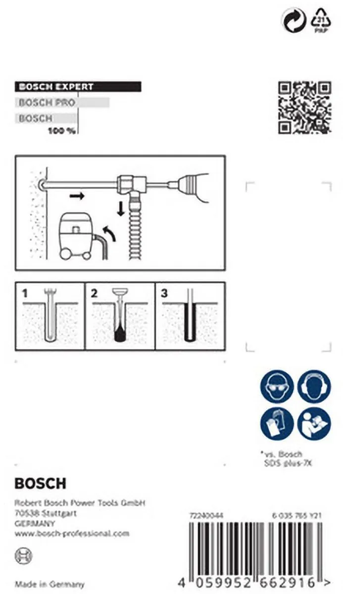 Bosch Professional EXPERT SDS Clean plus-8X Hamerboor Set 8x100x225 - 8 Stuks