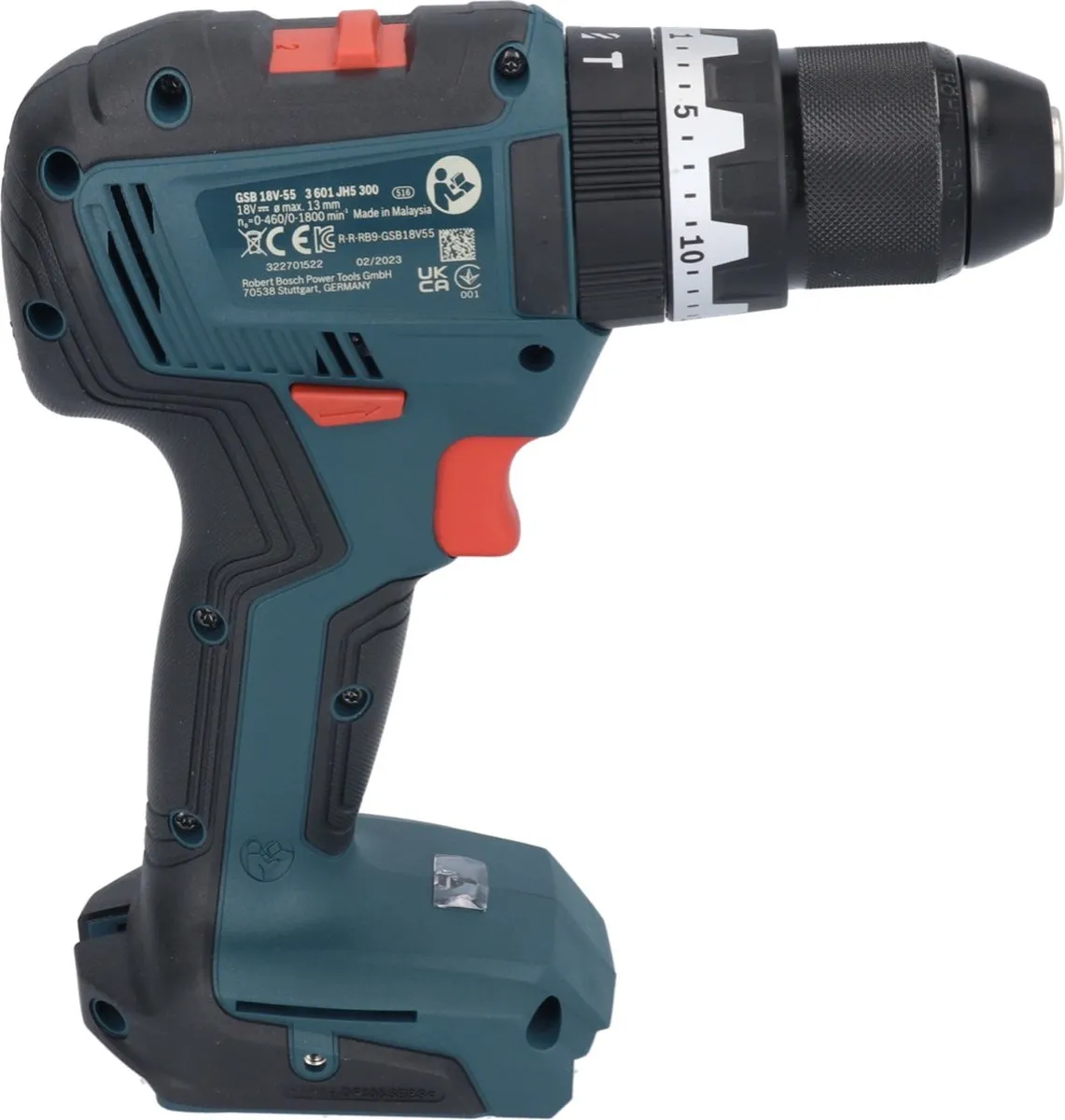 Bosch Professional GSB 18V-55 Accu-klopboormachine - Borstelloos - 55 Nm